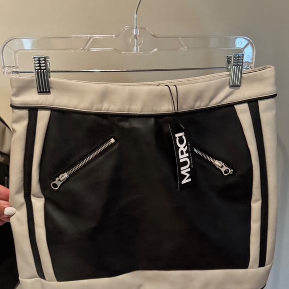 Murci Two-Tone Moto Jacket & Skirt Set – Size US 4 – NWT - Picture 4 of 5